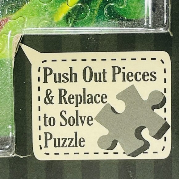 Double Sided Jigsaw Brainteaser Puzzle Butterflies Flutter Bright Beauty 4.25" - Picture 3 of 13